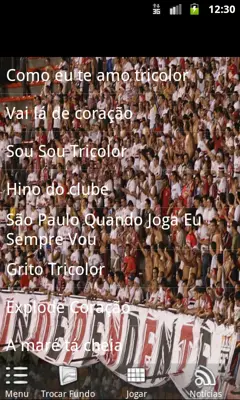 São Paulo Músicas Torcida android App screenshot 6